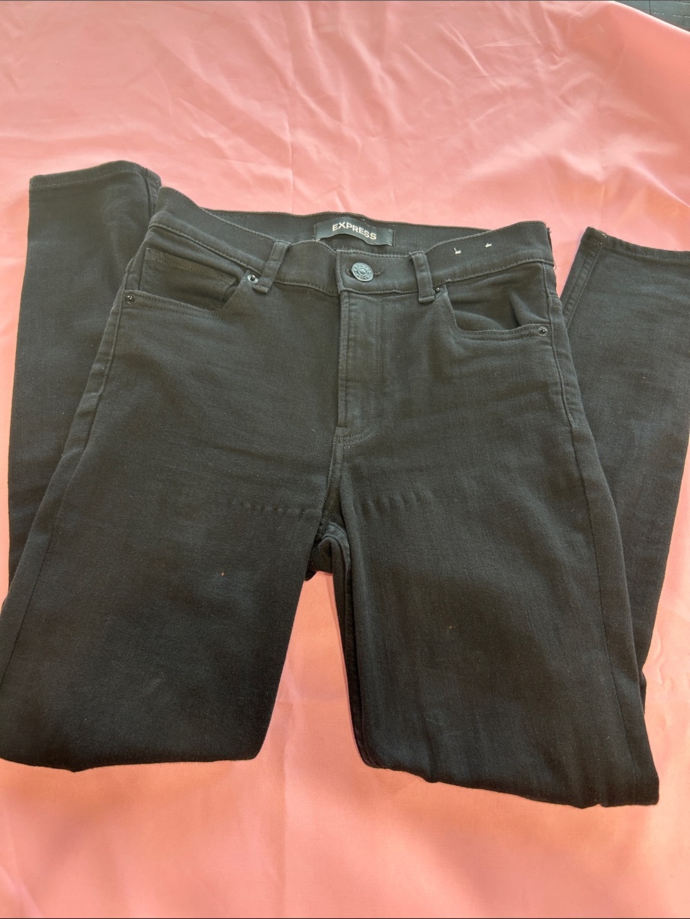 Express Black Skinny Jeans — Classic Slim Fit Size 2
